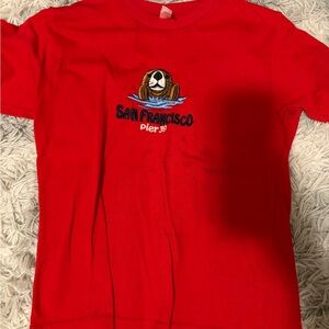 Red San Francisco Pier 39 T-Shirt